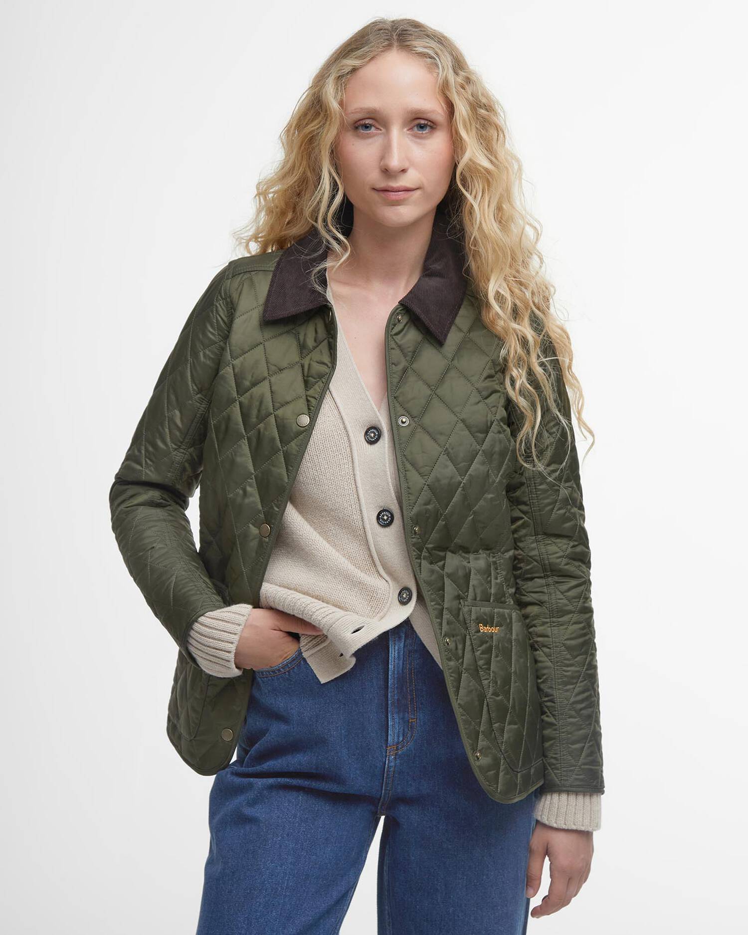Barbour Annandale Quilted Jacket - Olive