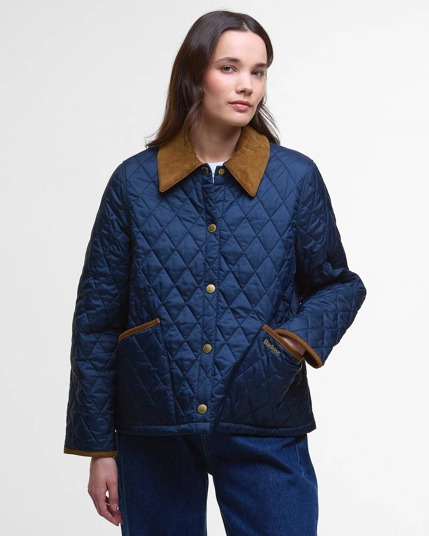 Barbour Icons Cropped Liddesdale Quilted Jacket
