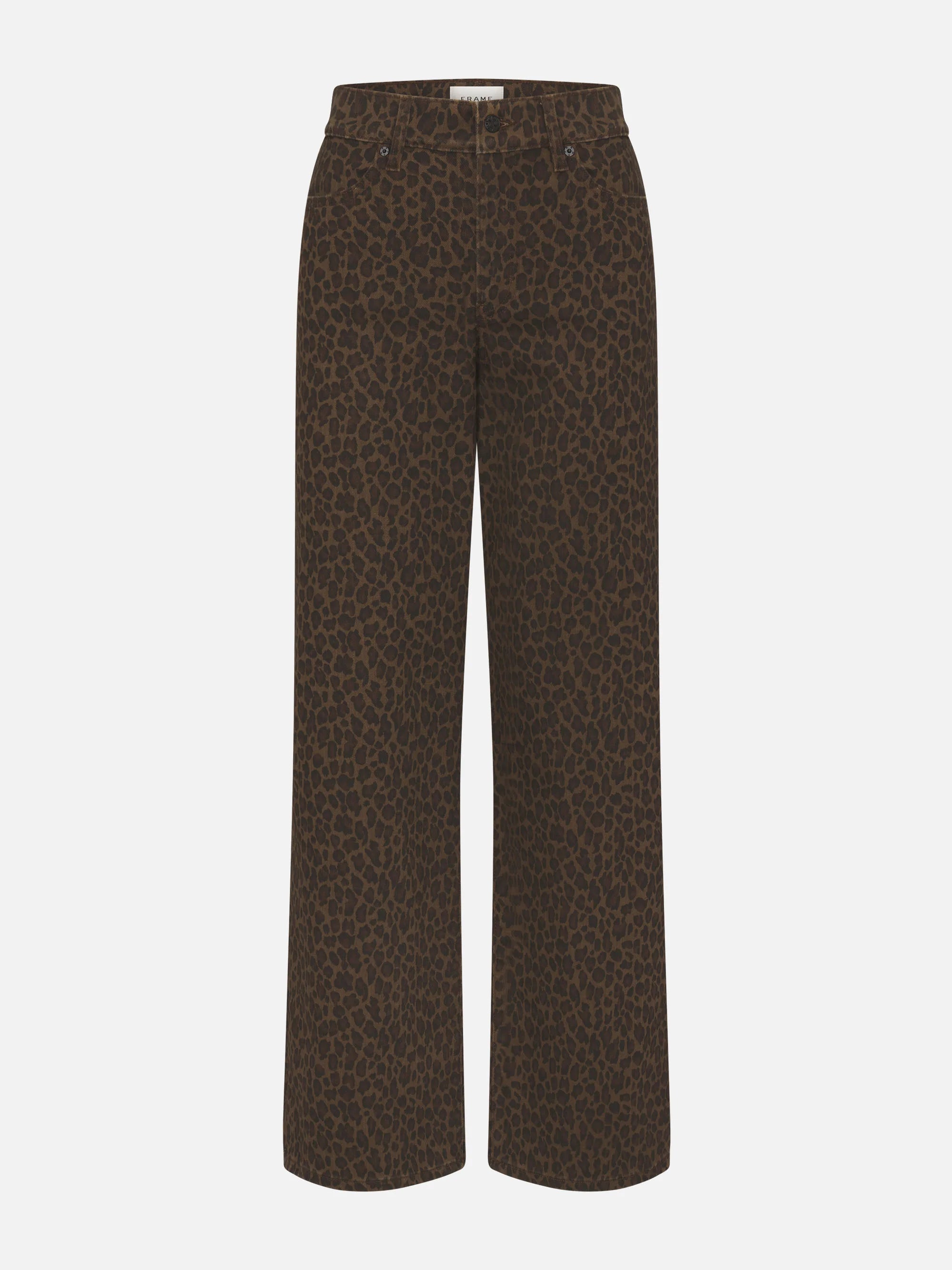 FRAME Le Slim Palazzo - Leopard