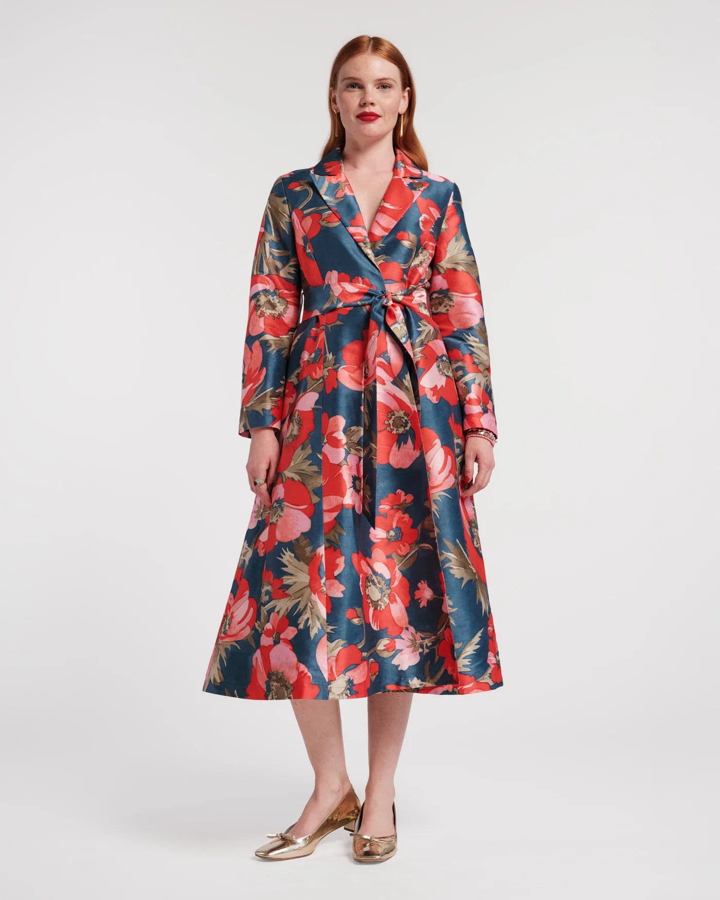 Frances Valentine Lucille Wrap Dress - Paradise Poppy