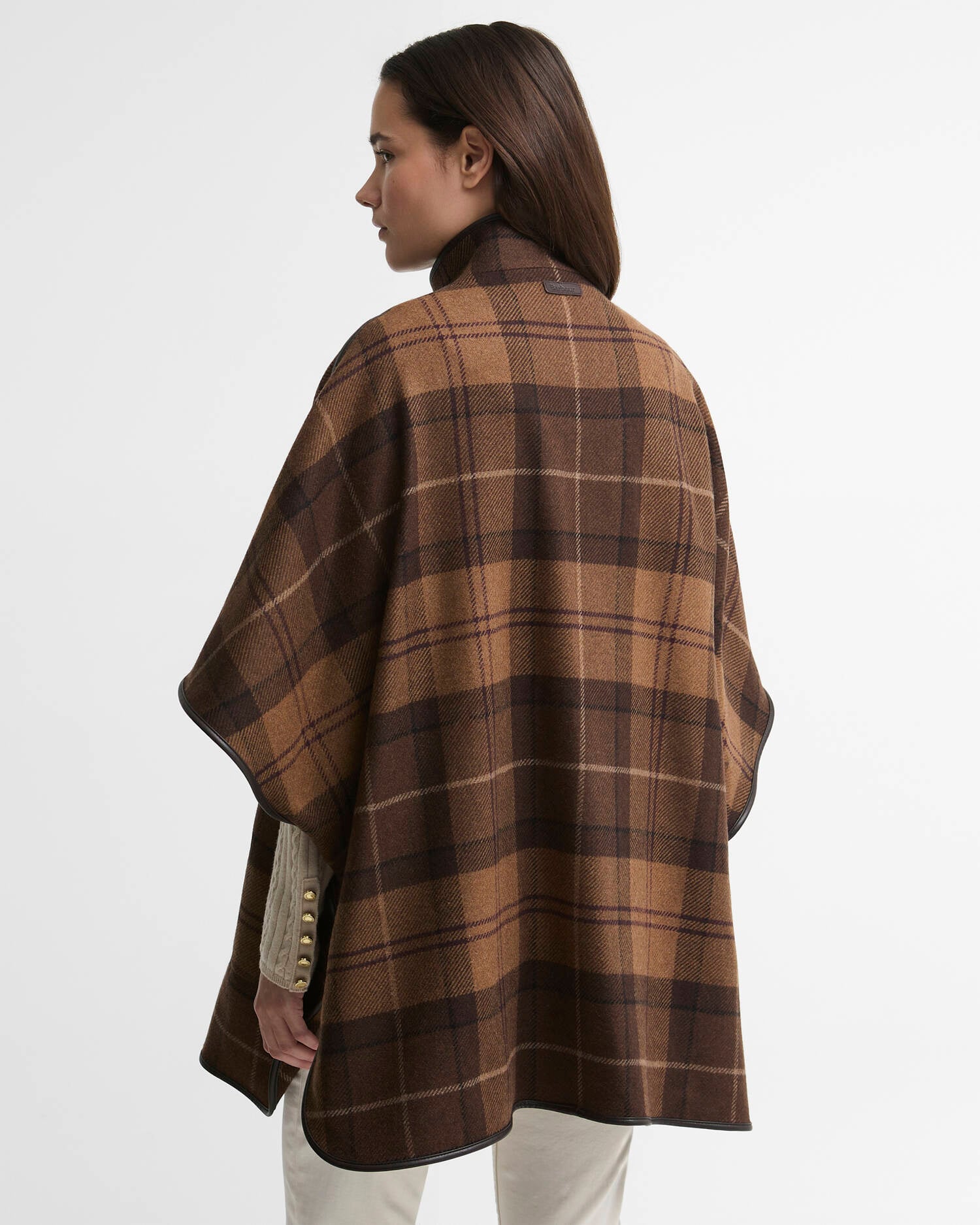 The Barbour Judith Tartan Wool Cape