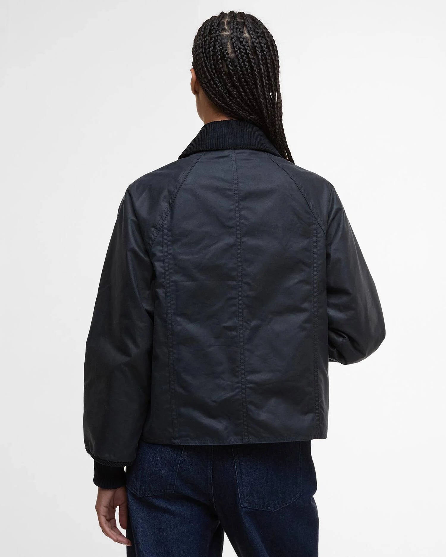 Barbour Cropped Beadnell Waxed Jacket