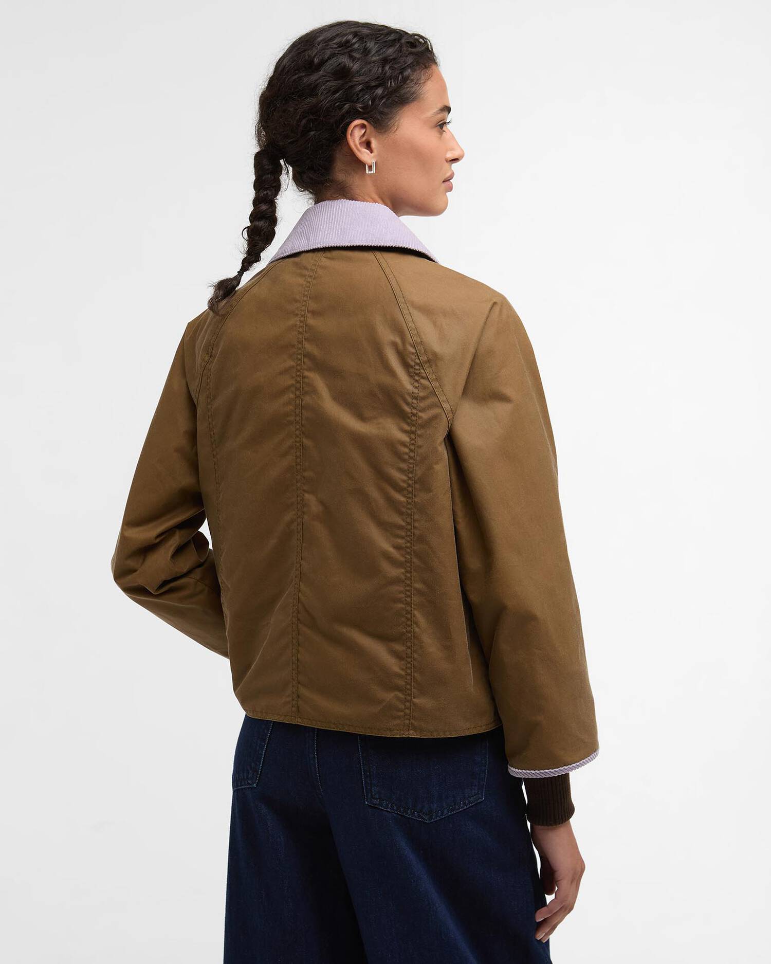 Barbour Cropped Beadnell Waxed Jacket
