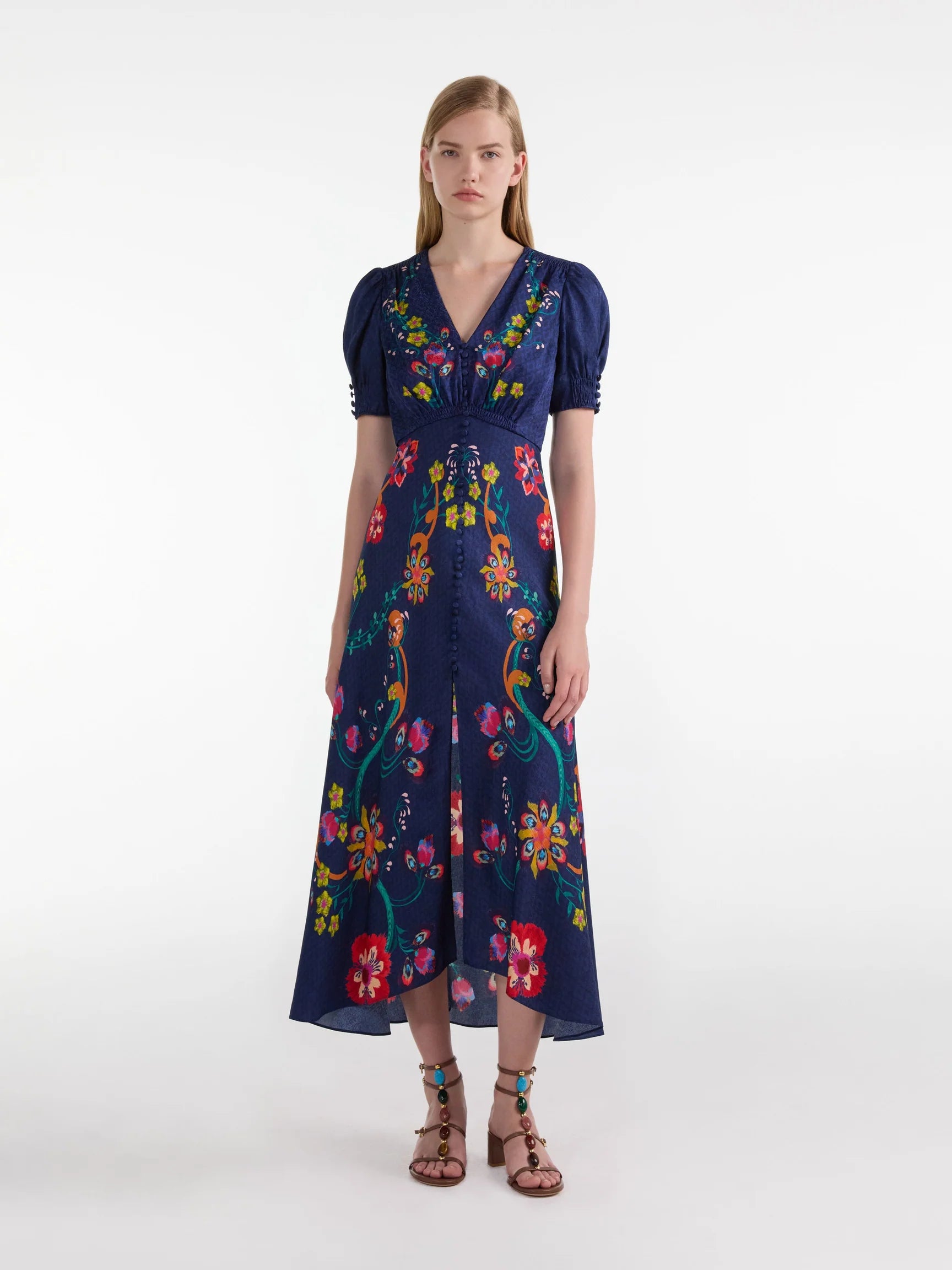 Saloni Lea Long Dress