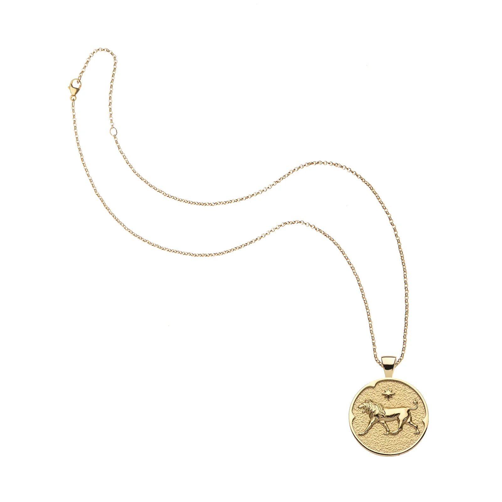 Jane Win LEO JW Small Zodiac Pendant Coin