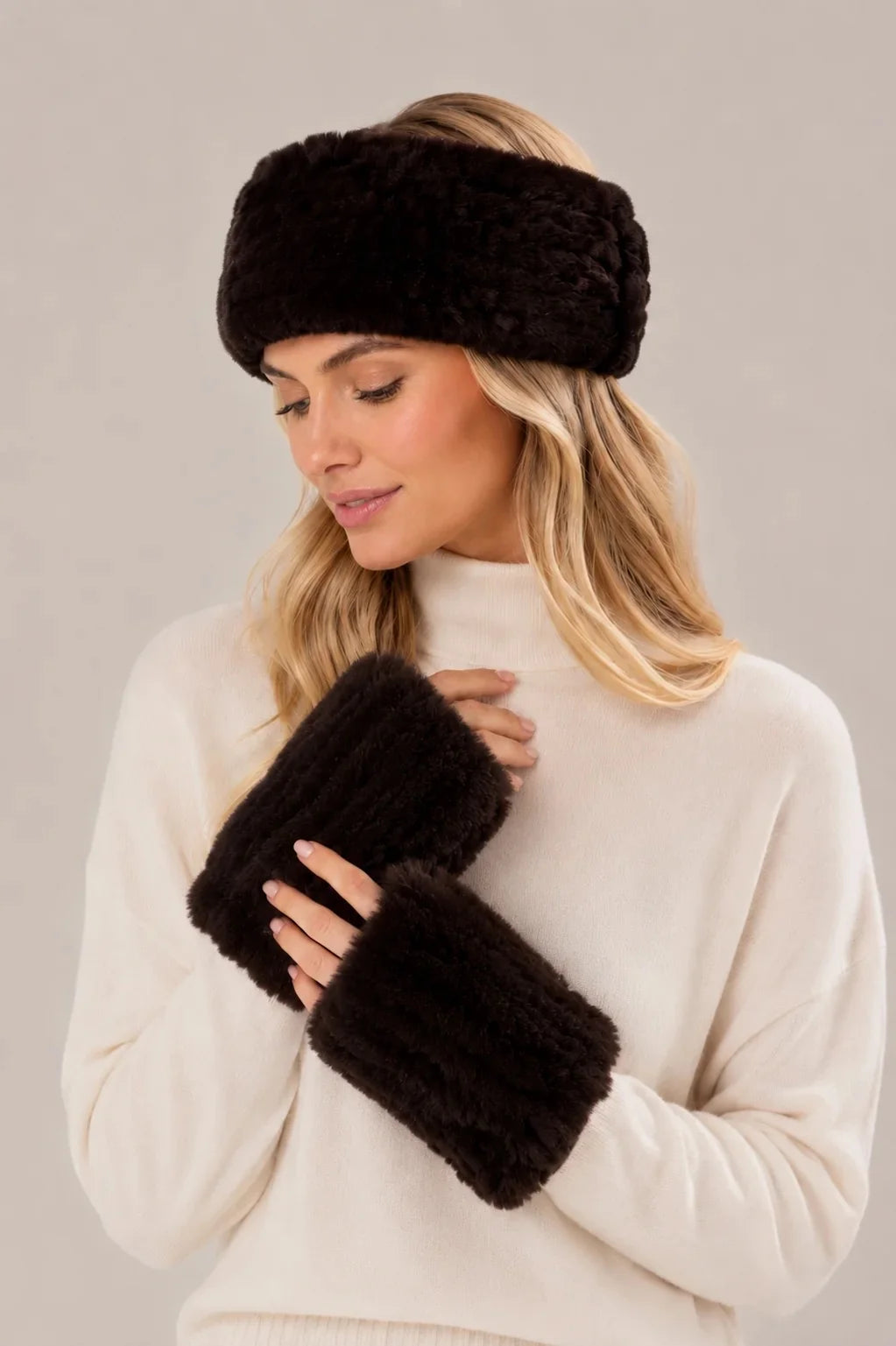 Linda Richards Rex Headband - Brown