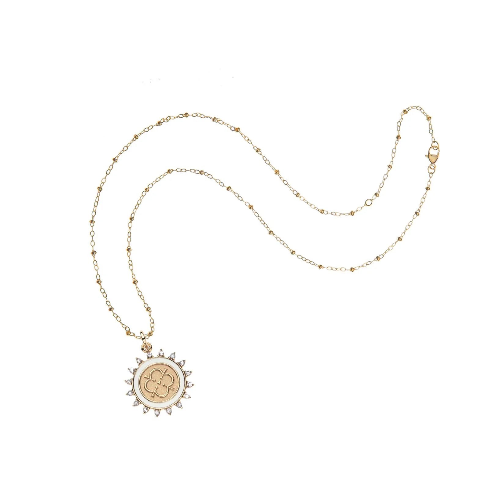 Jane Win LOVE Petite Embellished Coin