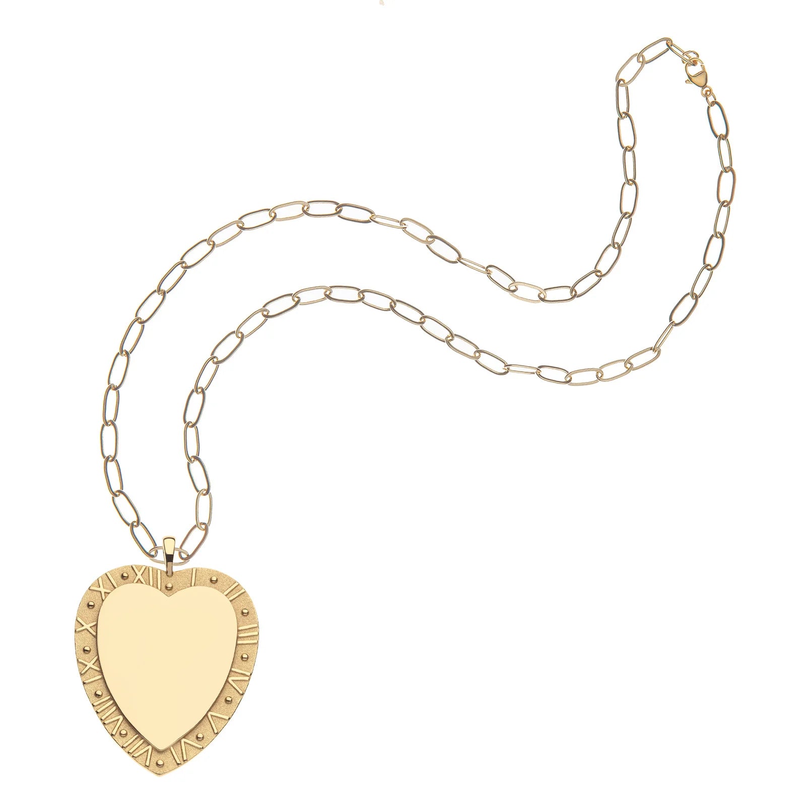 Jane Win LOVE Across All Time Heart Pendant