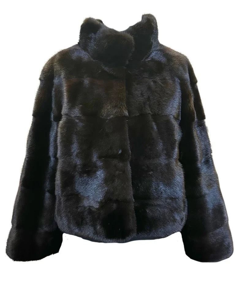 Linda Richards Mink Banded Jacket