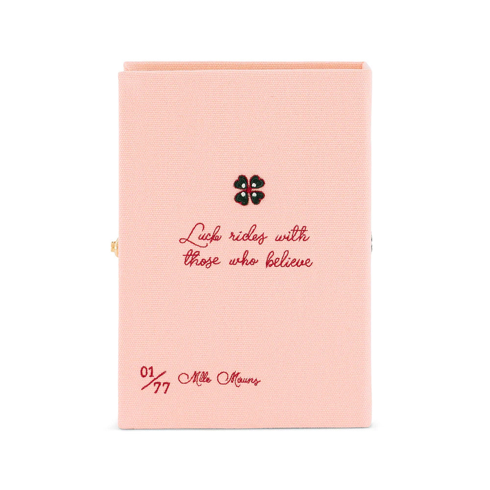 Olympia Le-Tan Book Clutch - Good Luck