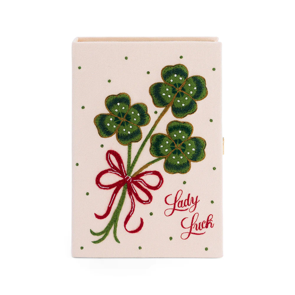 Olympia Le-Tan Book Clutch - Lady Luck