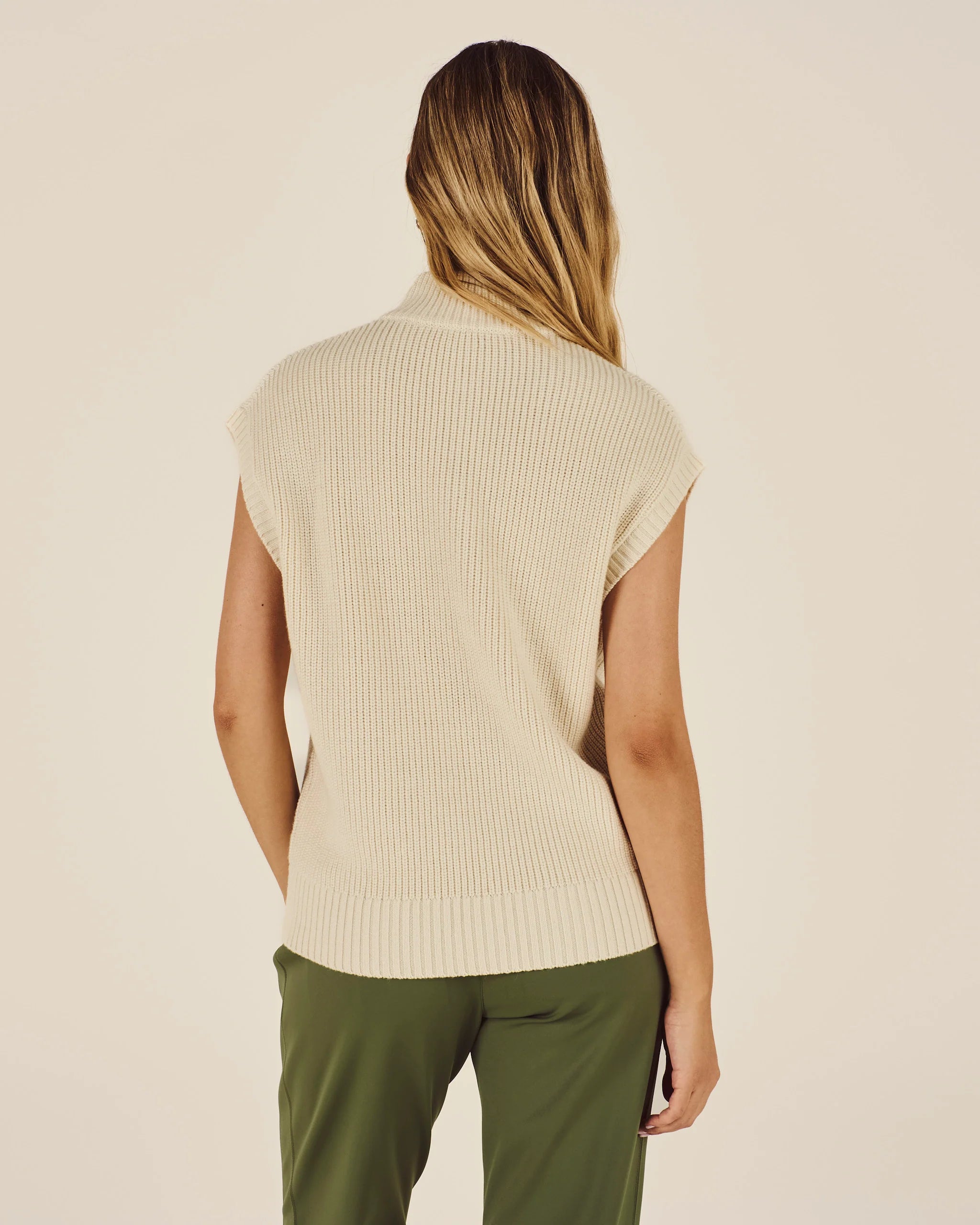 Malbon Iva Sweater Vest - Cream