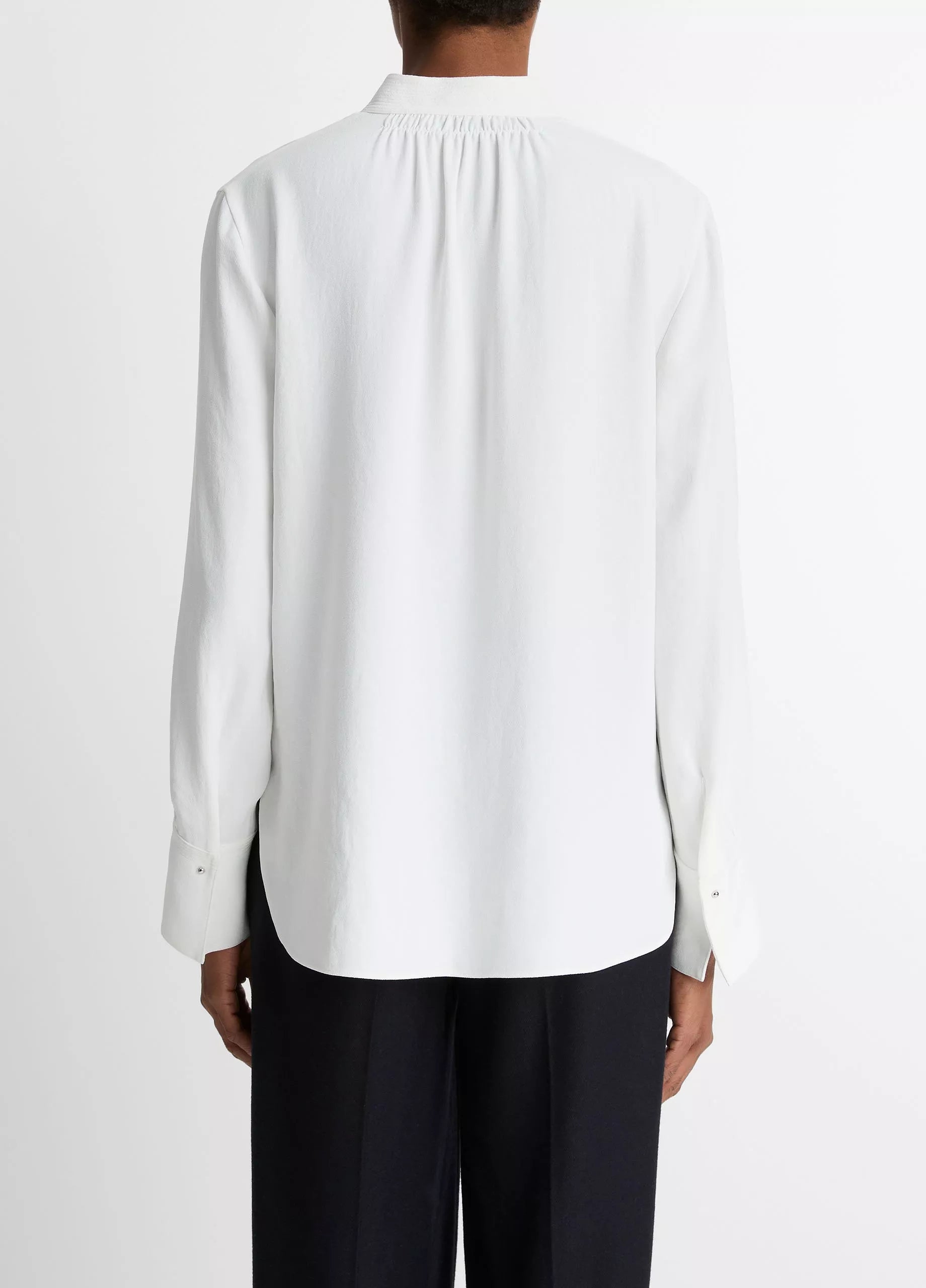 Vince Metal Ball Button L/S Shirt