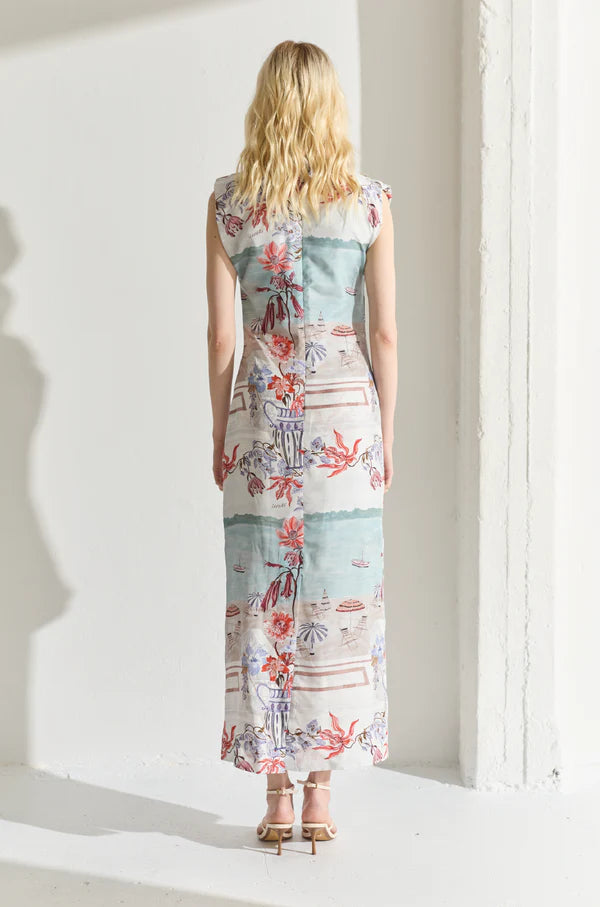 Isla & White Diane Midi Dress