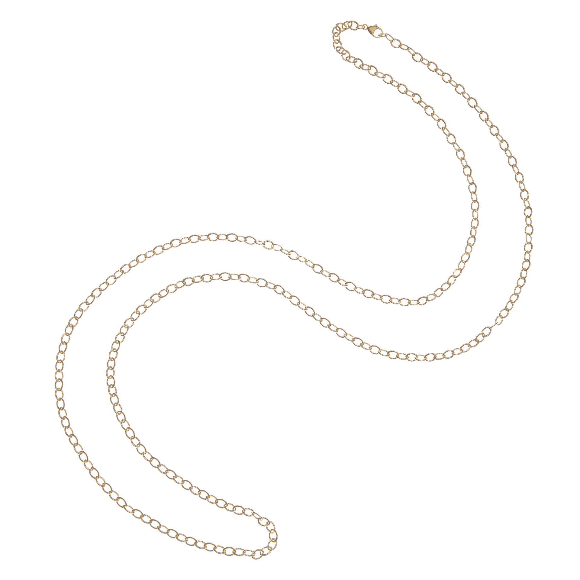 Jane Win Mini Twist 32" Link Gold Chain