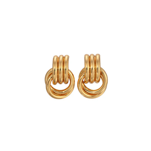 Heaven Mayhem Mini Knot Earrings - Gold
