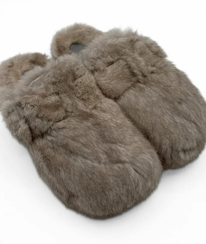 Linda Richards Grey Mink Clog