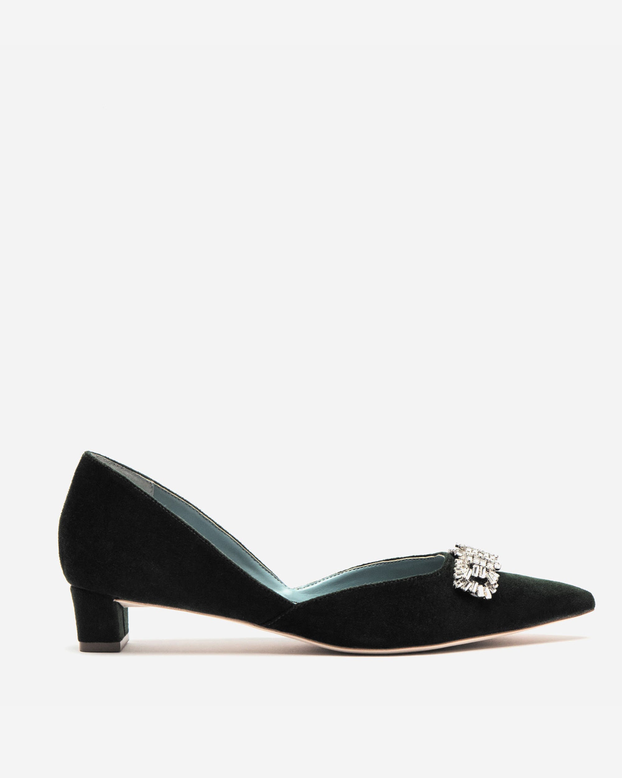 Paula Velvet w/Ornament Black