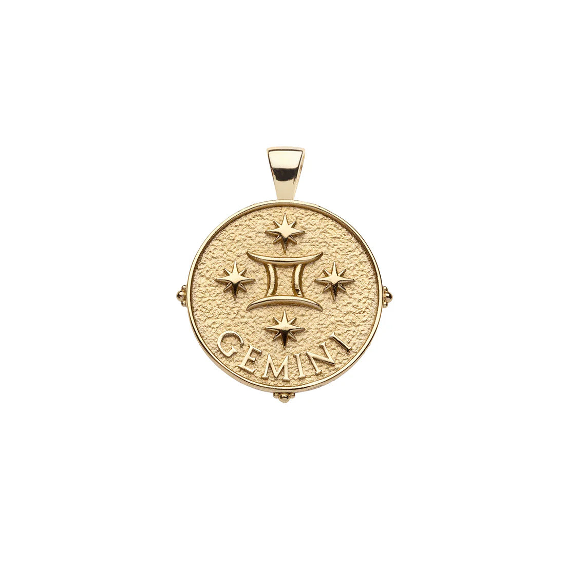 Jane Win GEMINI JW Small Zodiac Pendant Coin