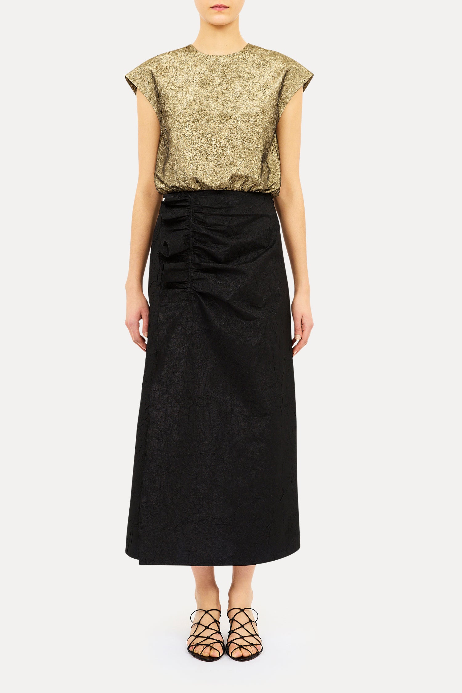 Gisella Taffeta Crop Top