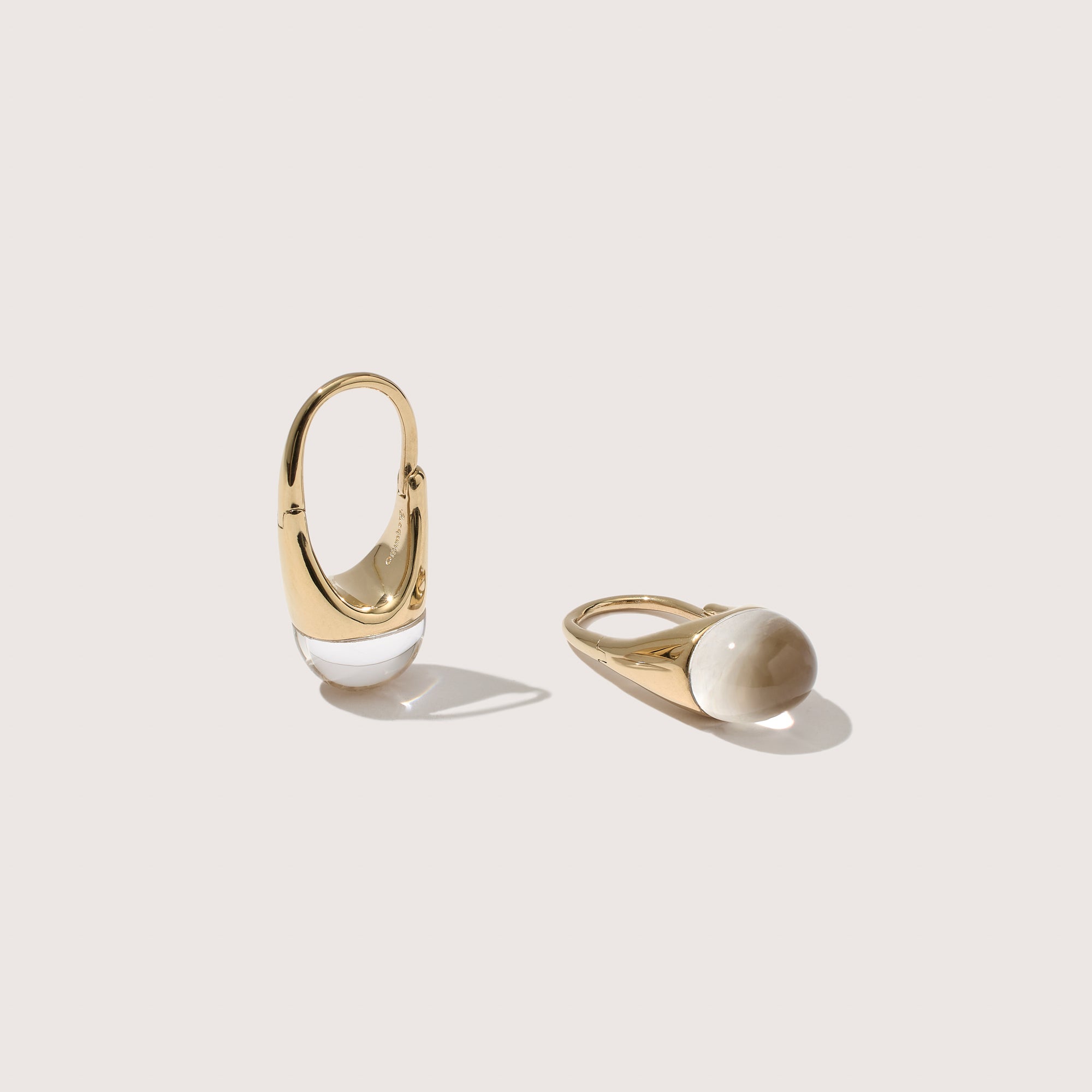 Roscida Quartz Earrings