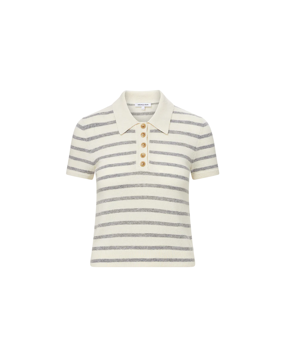 Veronica Beard Brandt Cashmere Polo