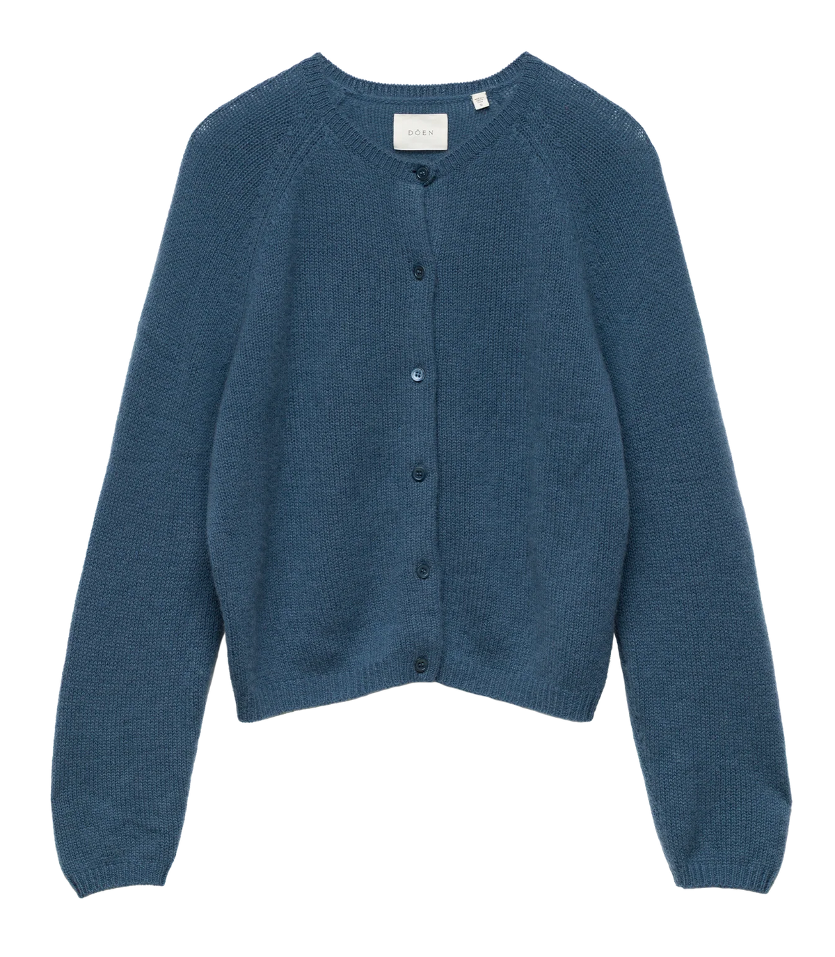 Doen Peroline Cashmere Cardigan - Blue Stone