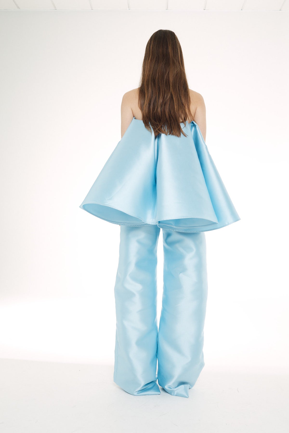 HEAVY SATIN BOYFRIEND TROUSERS
