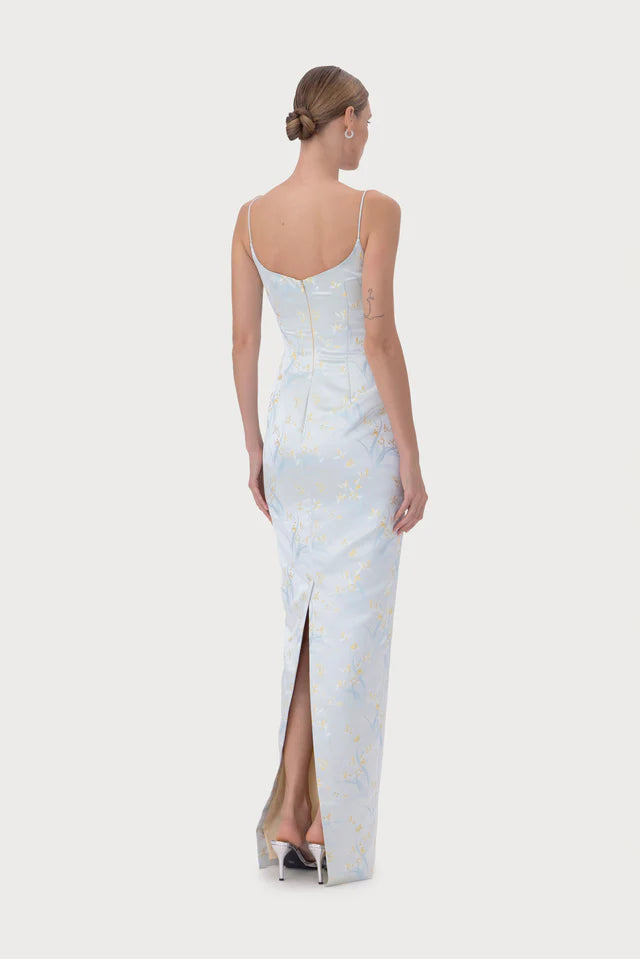 Sau Lee Constance Jacquard Gown