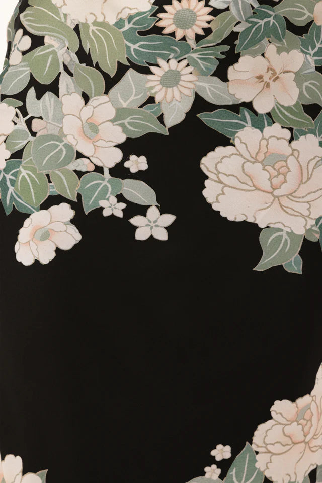 Sau Lee Lili Dress - Black Multi