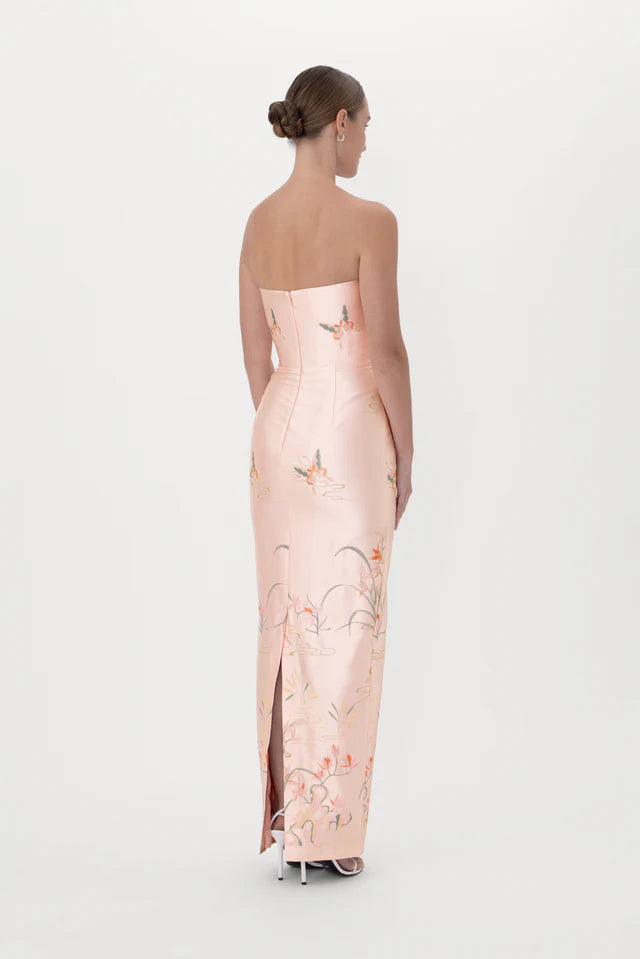 Sau Lee Ilsa Satin Gown