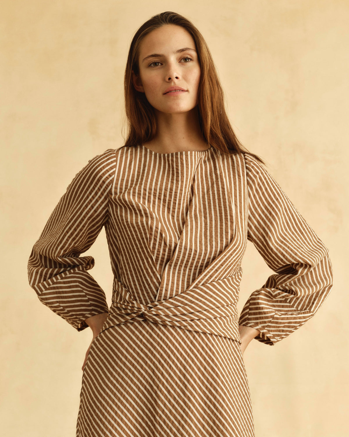 FA26 Sadie Dress-Winnetka Stripe