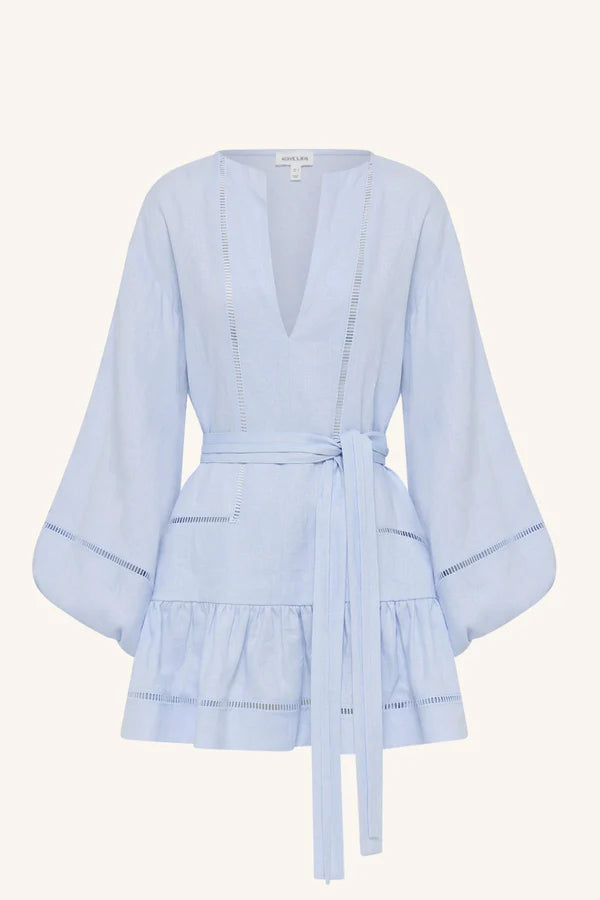 Shona Joy Tommy Balloon Sleeve Mini Dress