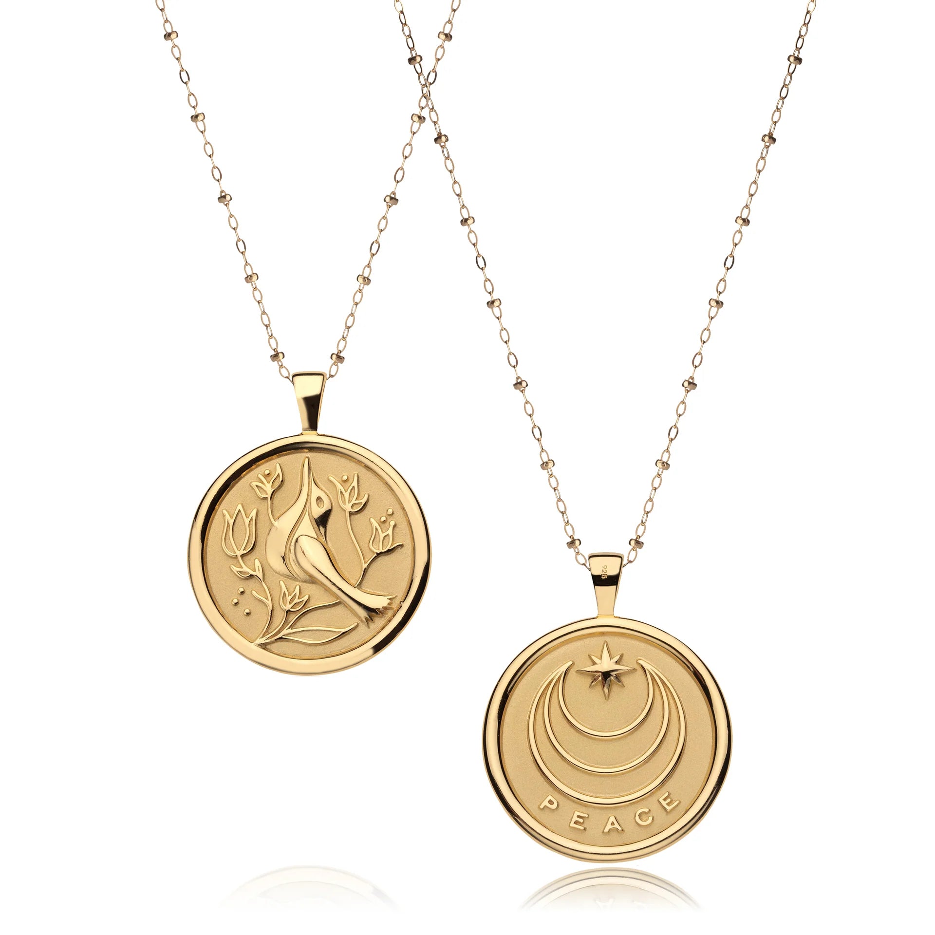 Jane Win PEACE Original Pendant Coin
