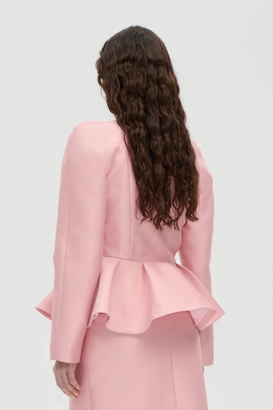 Stine Goya Peplum V Neck Jacket