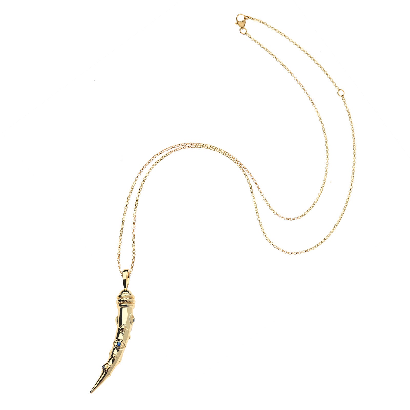Jane Win PROTECT Ancient Eye Tusk Pendant