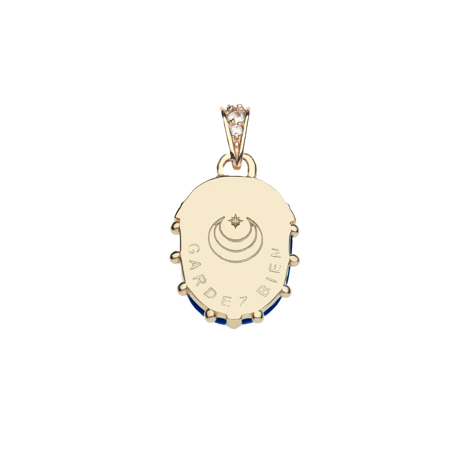 Jane Win LUCKY Frog Petite Embellished Coin