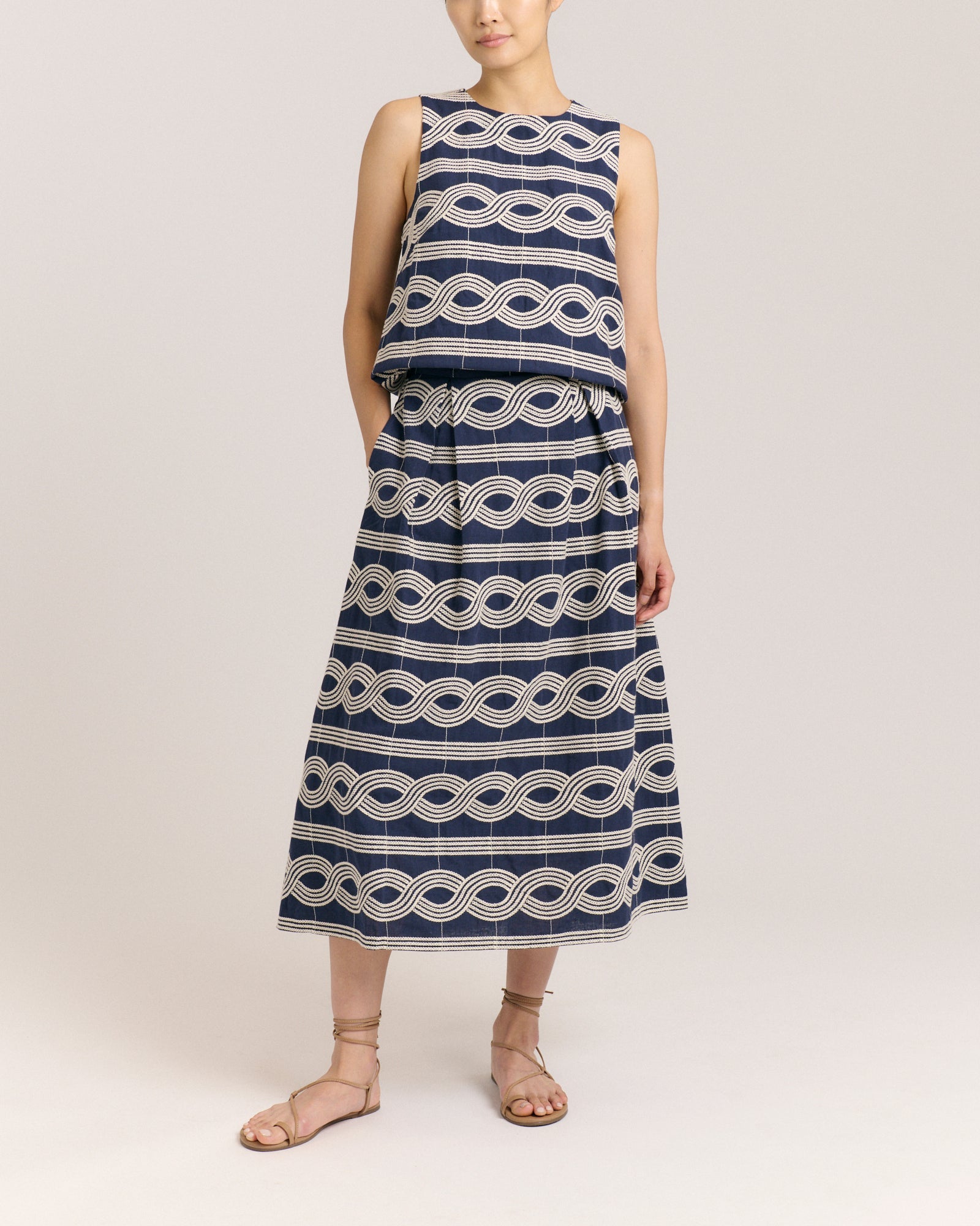 SU26 Bea Skirt-Midnight Blue