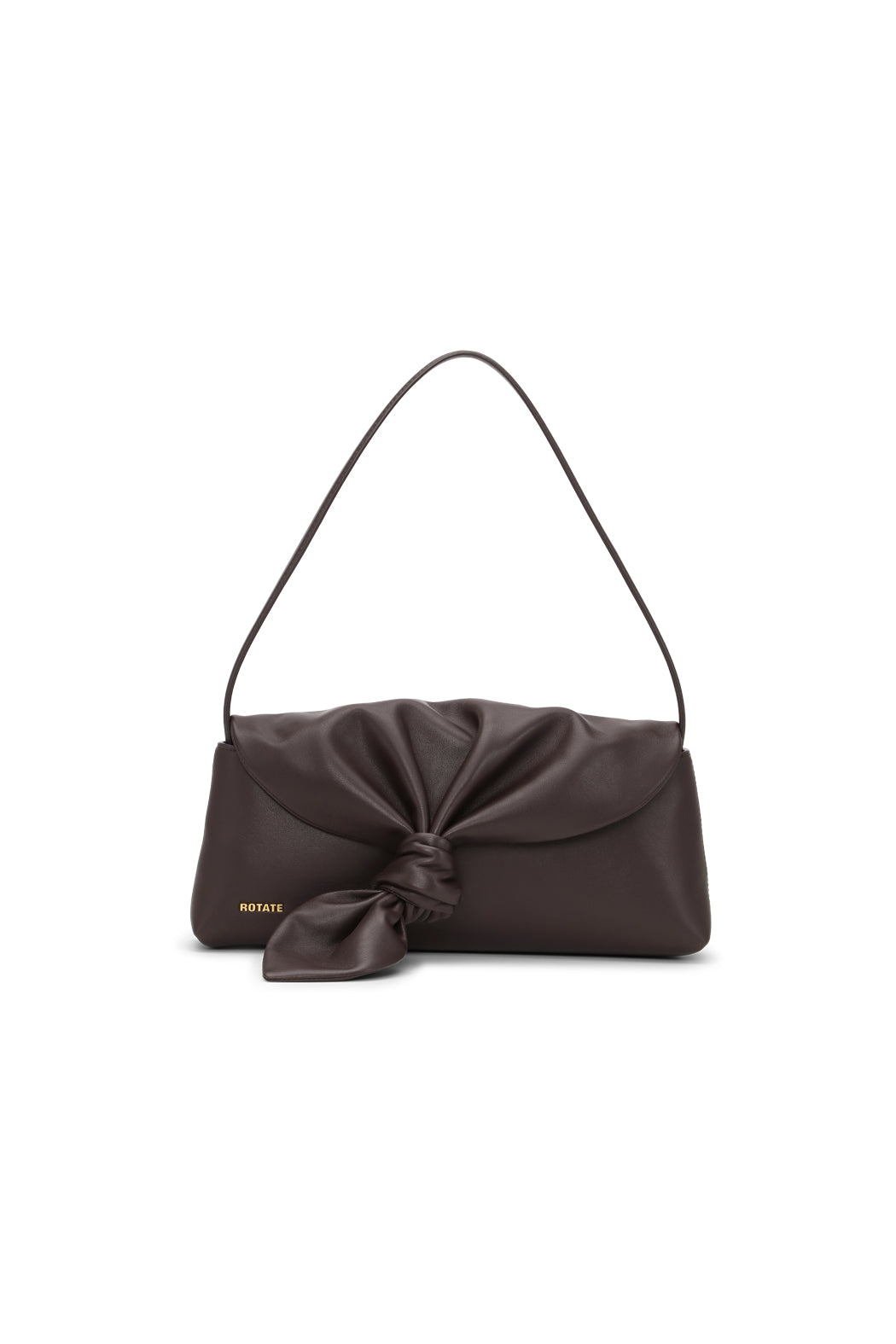 LEATHER KNOT SCARF BAG