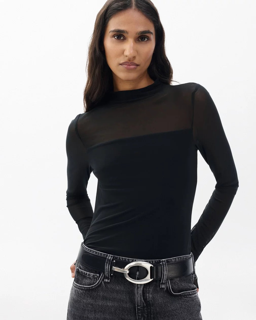 Rag & Bone Ryder Stretch Leather Belt