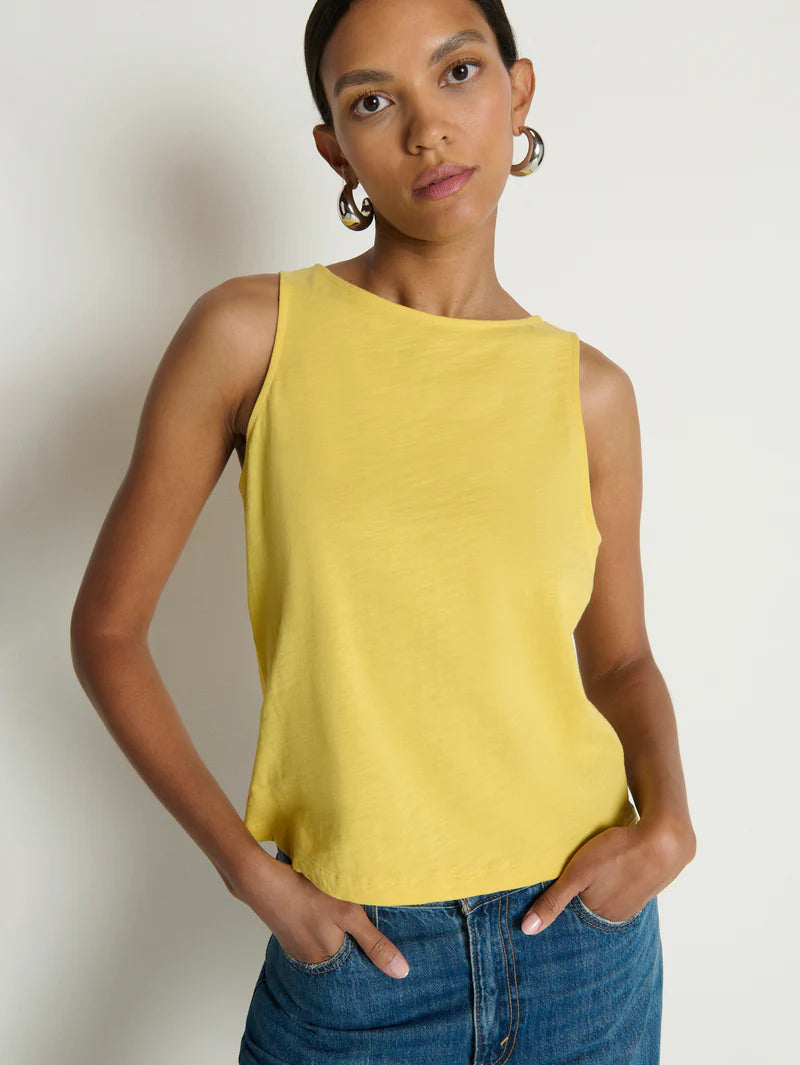 Nation Sammi Tie Back Tank - Sunshine