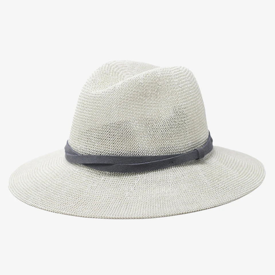 Wyeth Sedona Straw Panama - Light Grey