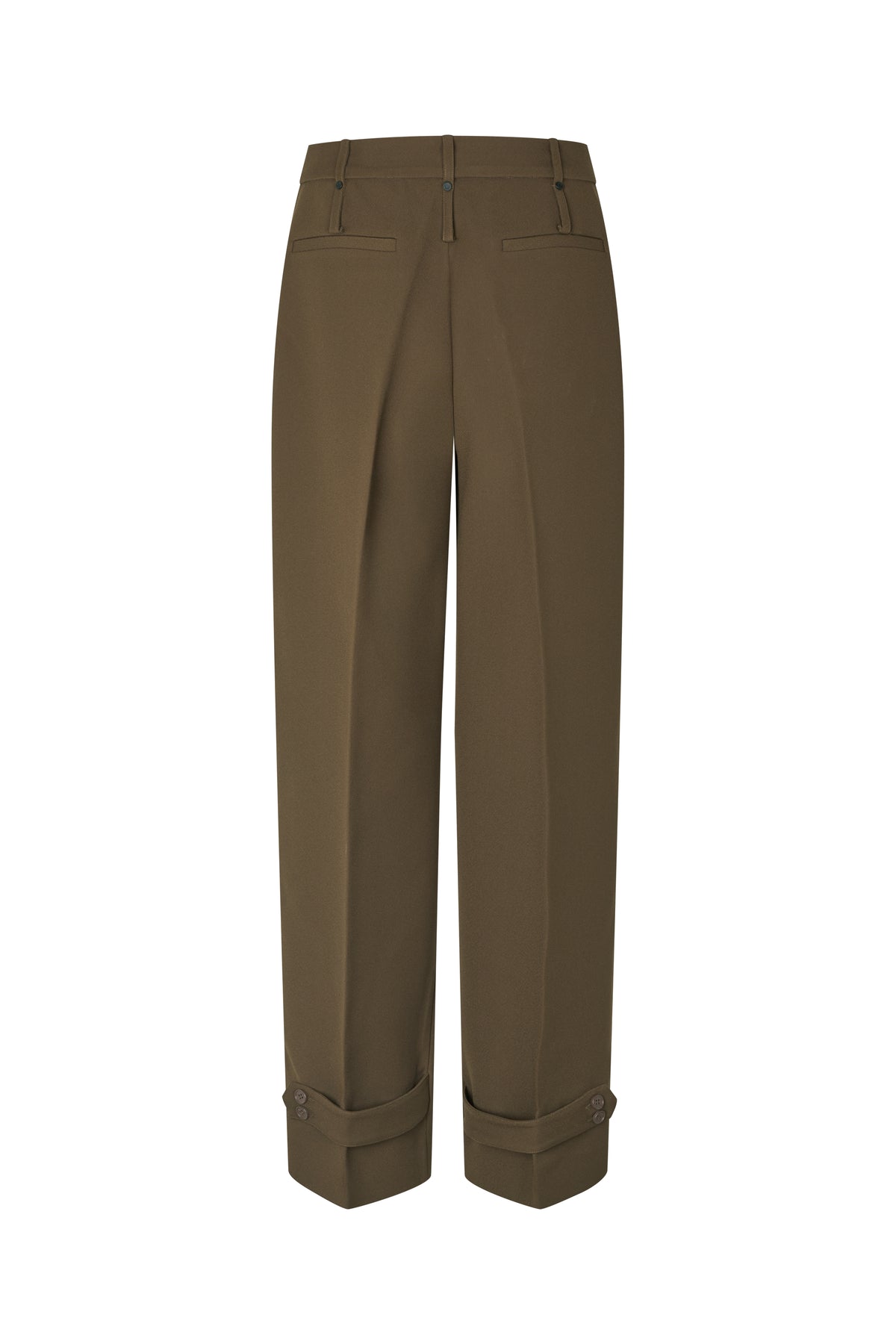 2330 Double Sided Crepe, Elevated Pleat Pants