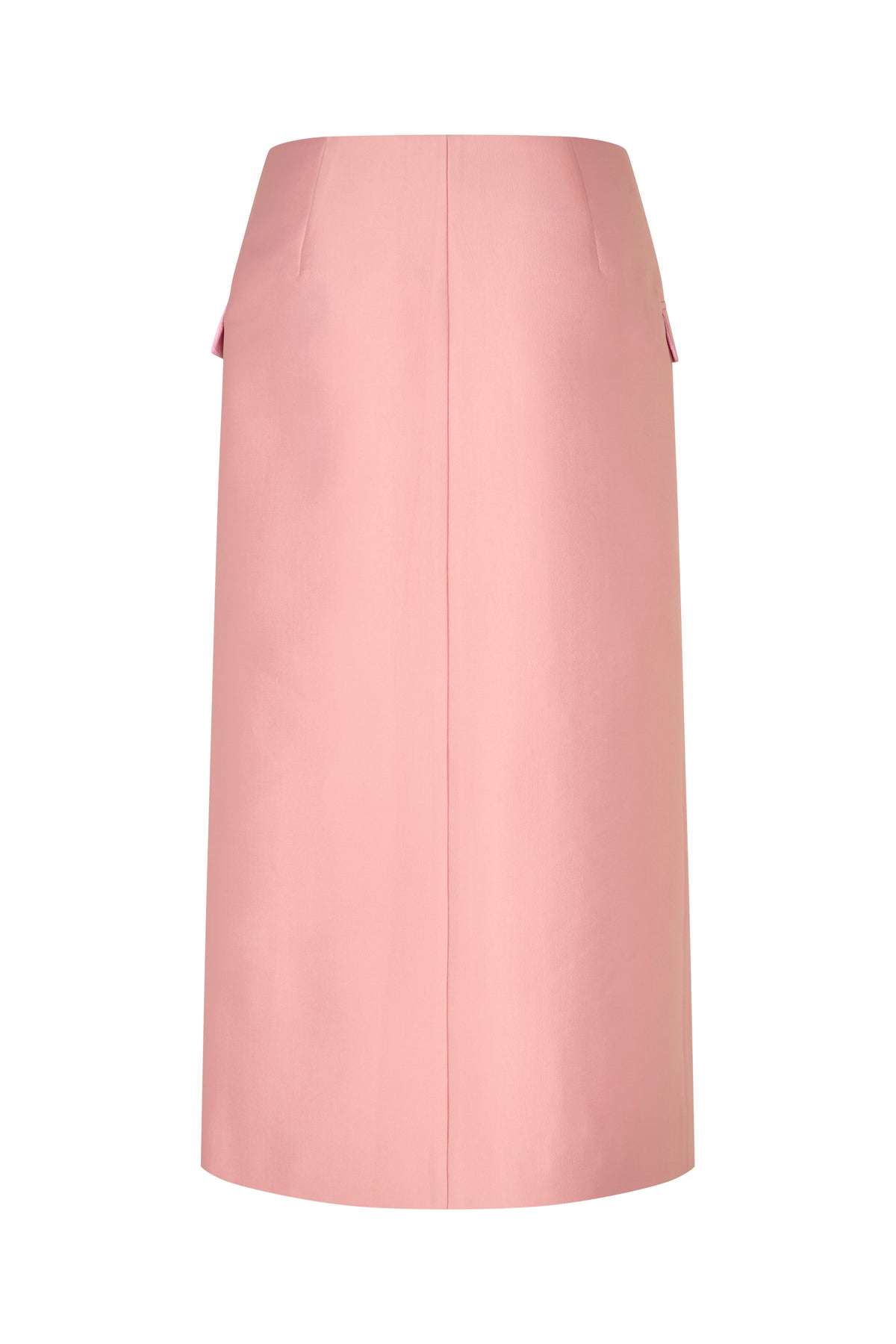 2562 Crepon, Pencil Midi Skirt