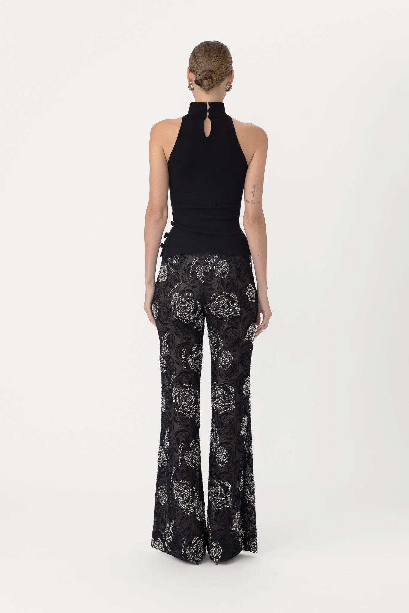 Sau Lee Dunn Knit Top - Black