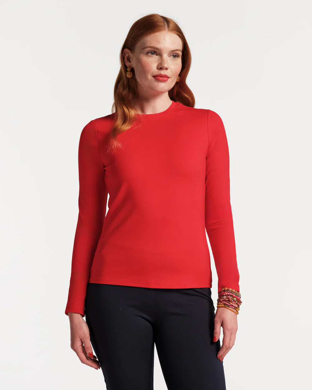 Frances Valentine Ballet Top - Red