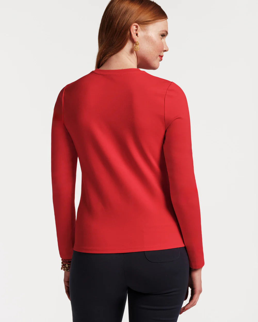 Frances Valentine Ballet Top - Red