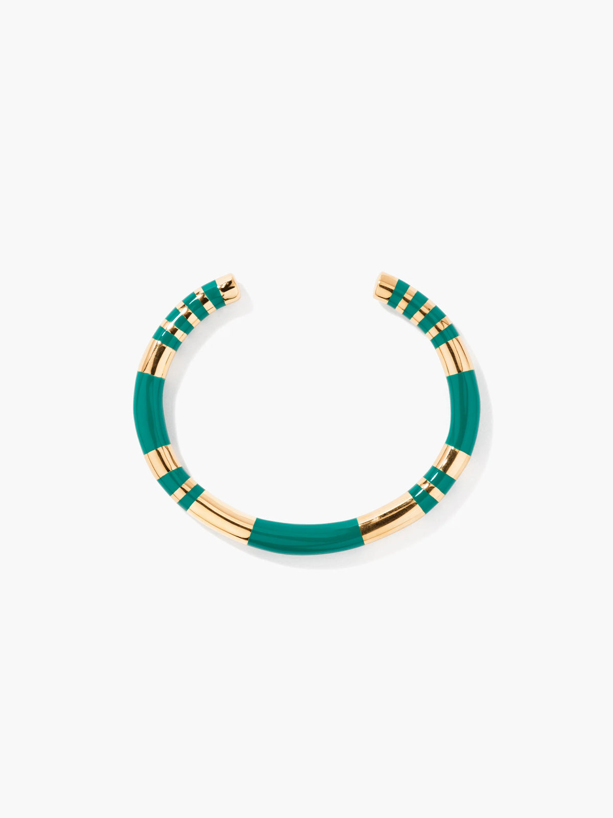 Aurelie Bidermann Emerald Green Positano Bangle