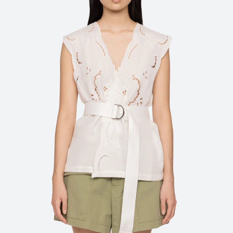 Sea New York Dahlia Eyelet Vest