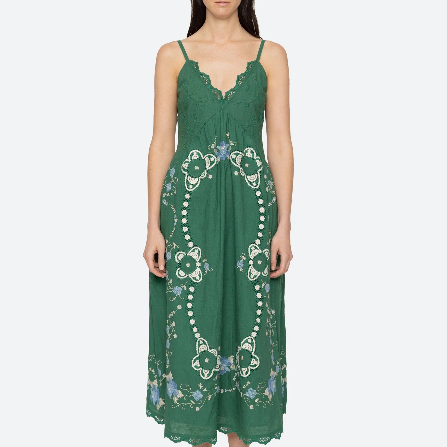 Sea New York Vesna Embroidered Dress